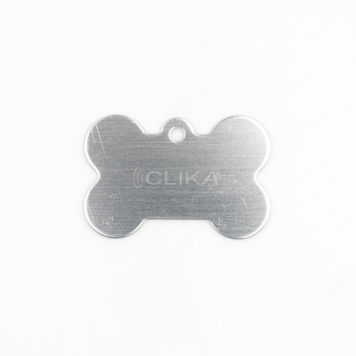 Placa ID animal de estimação – Formato Osso 38mm (Várias cores)