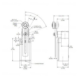 Botão comando micro switch