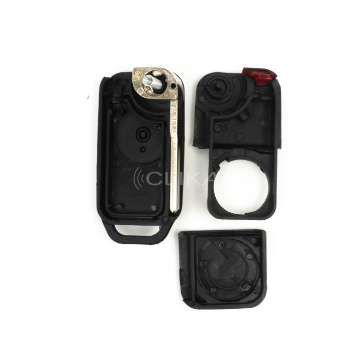 Caixa Comando Mercedes-Benz Retrátil - 1 Botão HU64