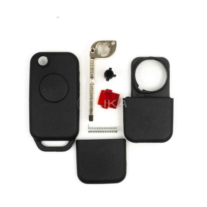 Caixa Comando Mercedes-Benz Retrátil - 1 Botão HU39