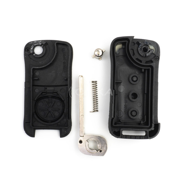 Caixa Comando Porsche Retrátil – 2 Botões