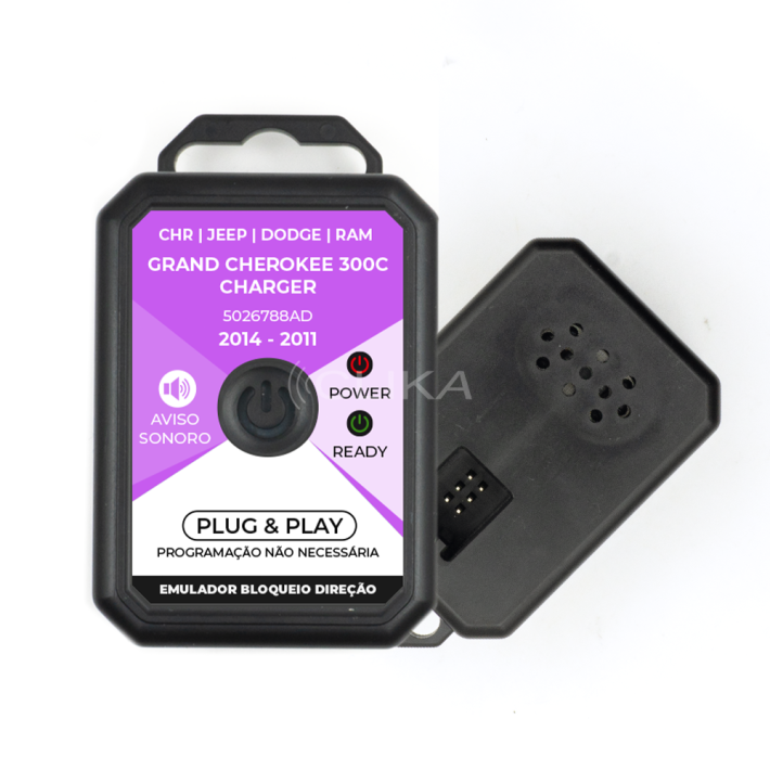 Emulador p/ tranca de direção – Jeep / Chrysler / RAM / Dodge