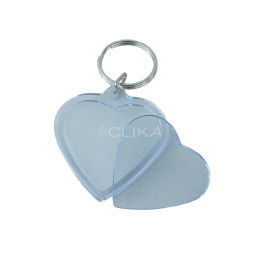Porta Chaves em acrílico – Formato Coração Porta Chaves em acrílico – Formato Coração