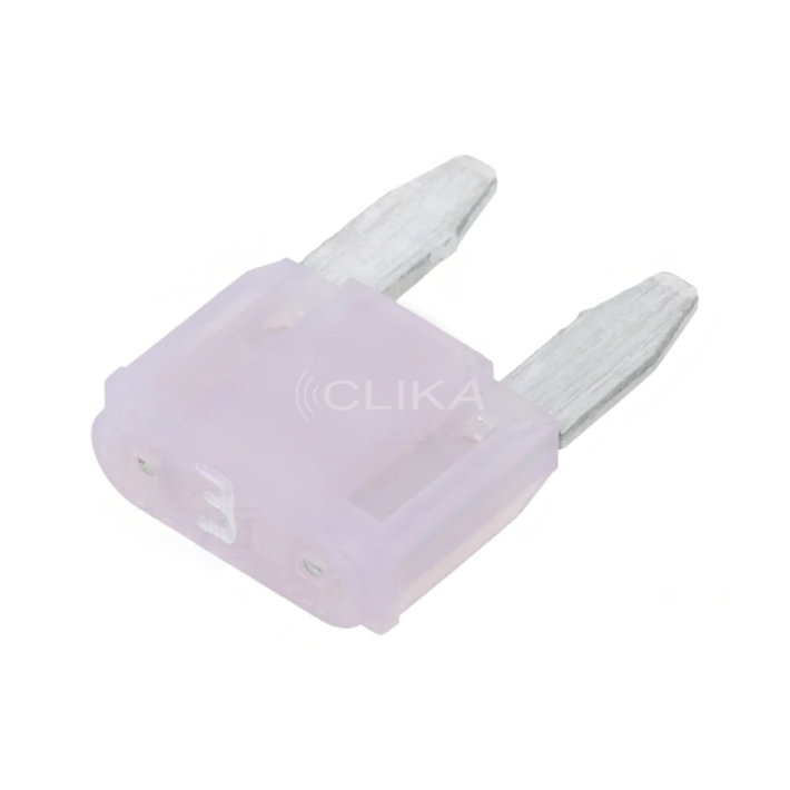 Fusível: Baixa Tensão, 3a, 58vdc, Automotivo, 11mm