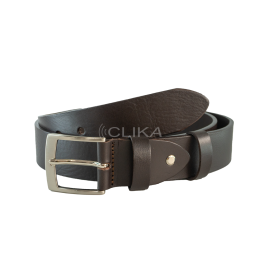 Cinto 100% pele genuína – longo para corte ajustável c/ parafuso – Castanho 40mm
