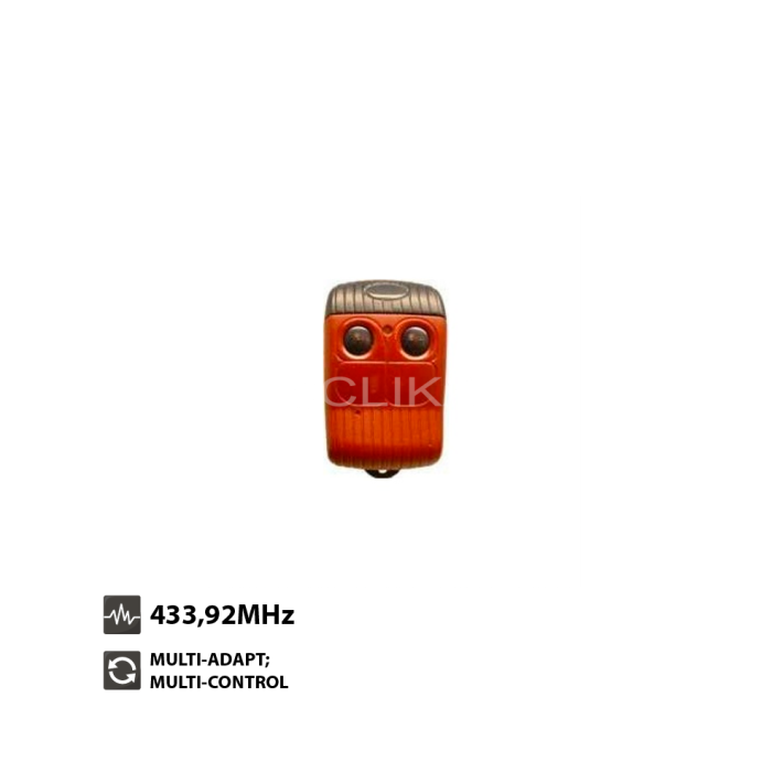 Comando Garagem ALLMATIC BRO2WN V