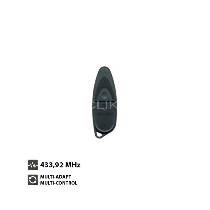 Comando Garagem APERTO TX02 434 2