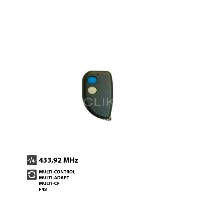 Comando Garagem AUREL 433 2