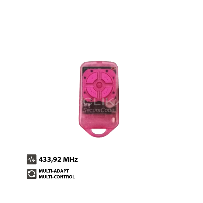 Comando Garagem ATA PTX 4 ROSA