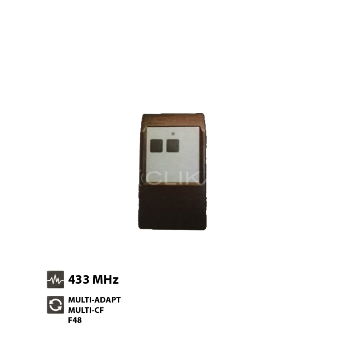 Comando Garagem CDS WECLA_433_2