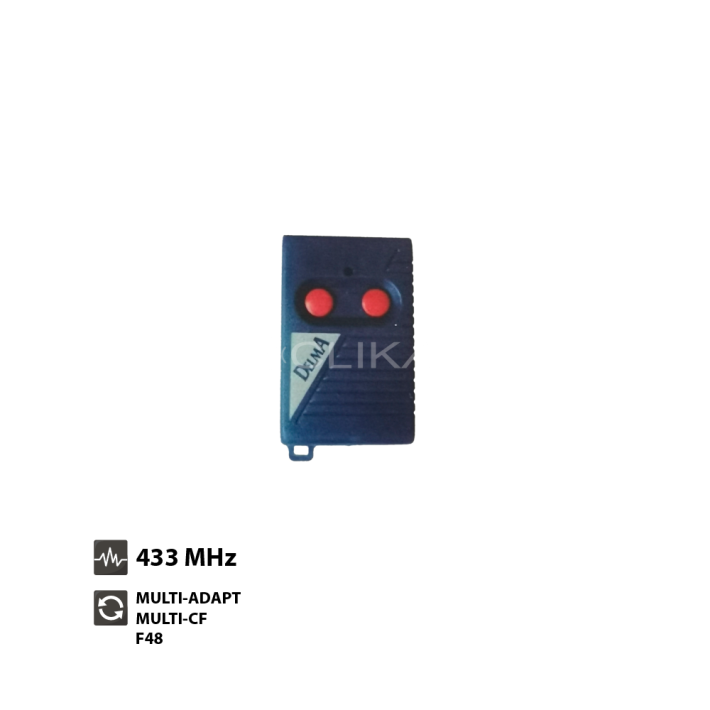 Comando Garagem DELMA MIZ 433-2