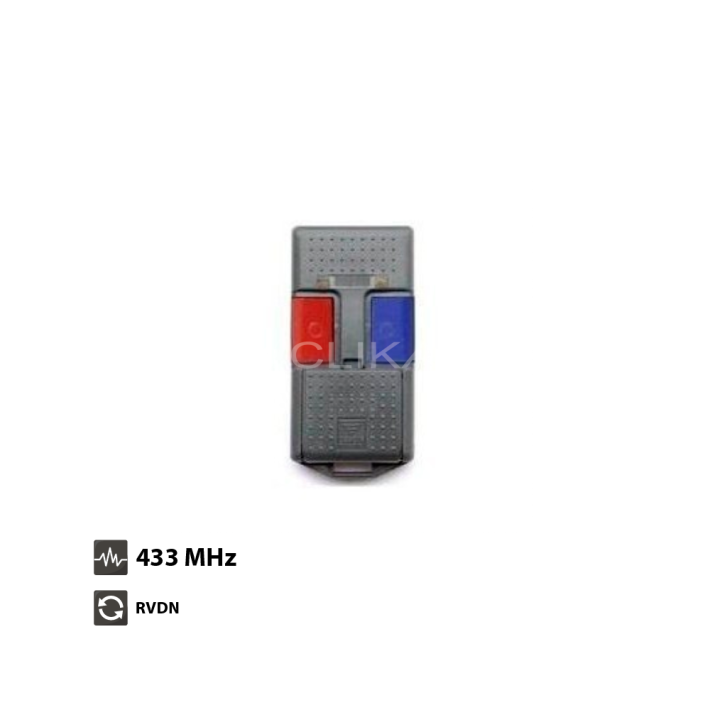 Comando Garagem EXTEL S466 TX2