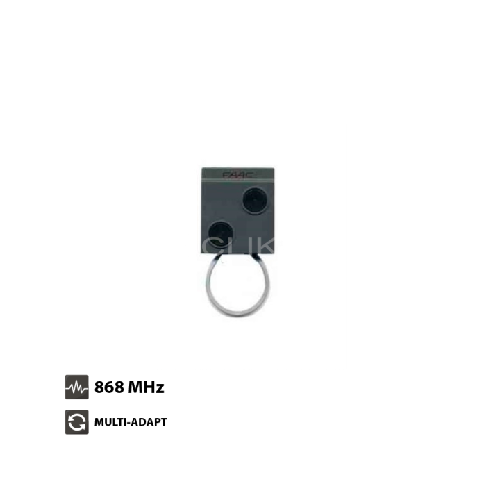 Comando Garagem FAAC T2 868 SLH