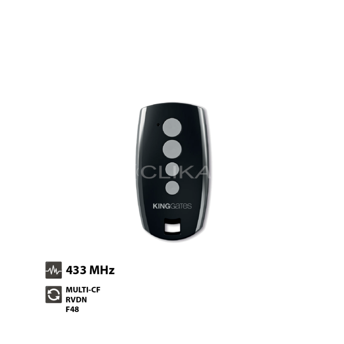 Comando Garagem KING GATES STYLO4K