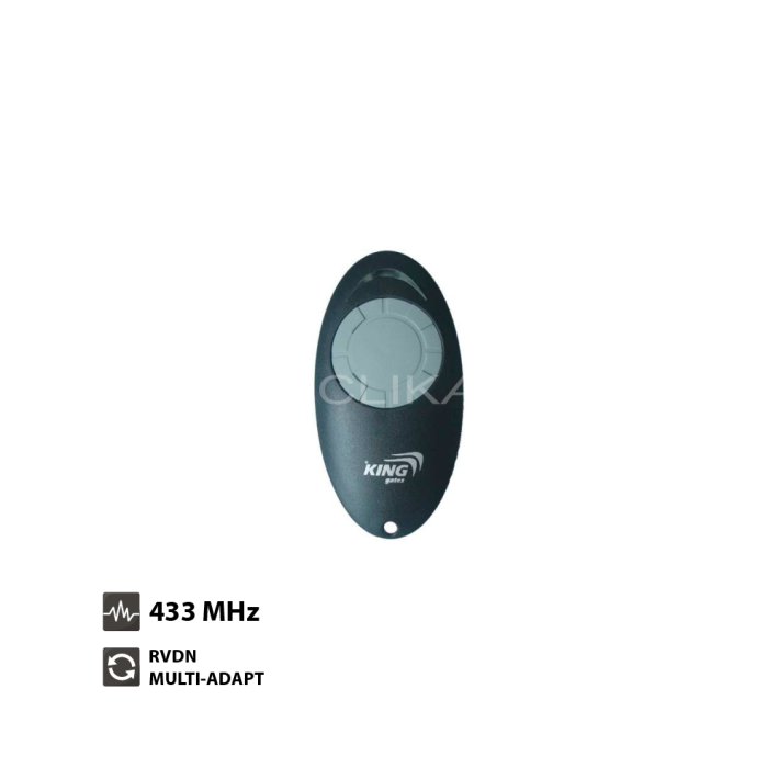 Comando Garagem KING GATES CLIPPER 2