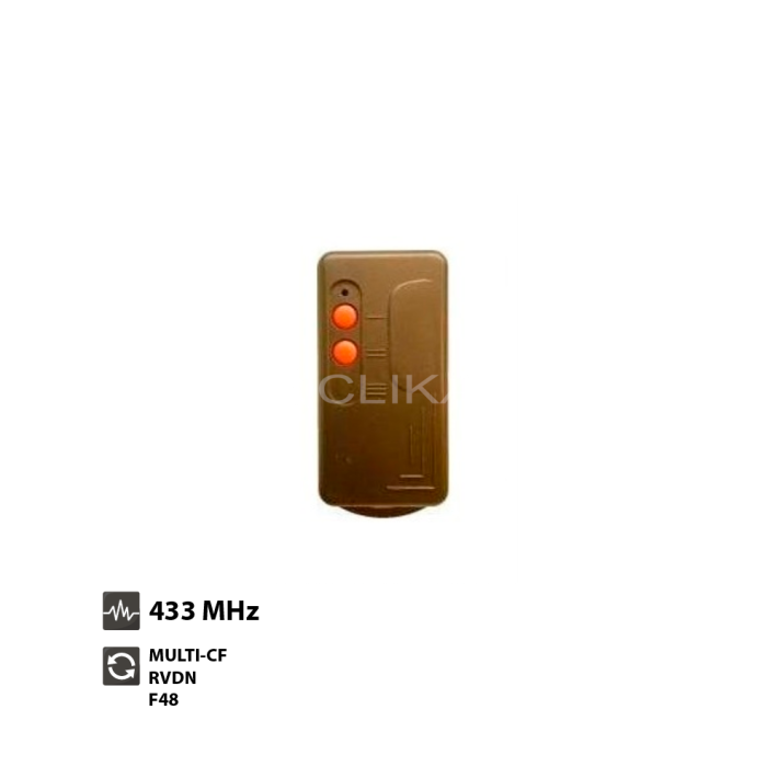 Comando Garagem MA SISTEM MA TX2