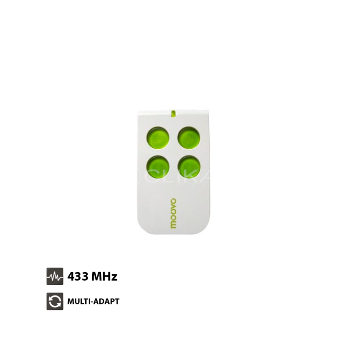 Comando Garagem MHOUSE MT4 MOOVO