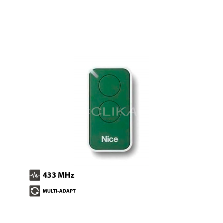 Comando Garagem NICE INTI2G