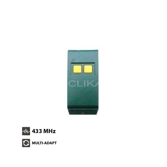 Comando Garagem PRASTEL MPSTF2E JAUNE