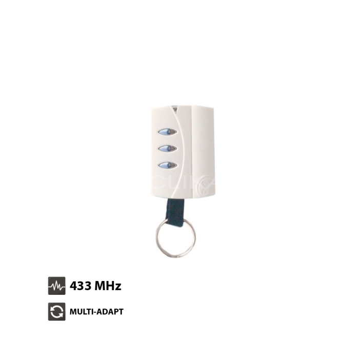 Comando Garagem PUJOL VARIO WHITE