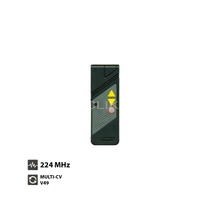 Comando Garagem SOMFY 224-3