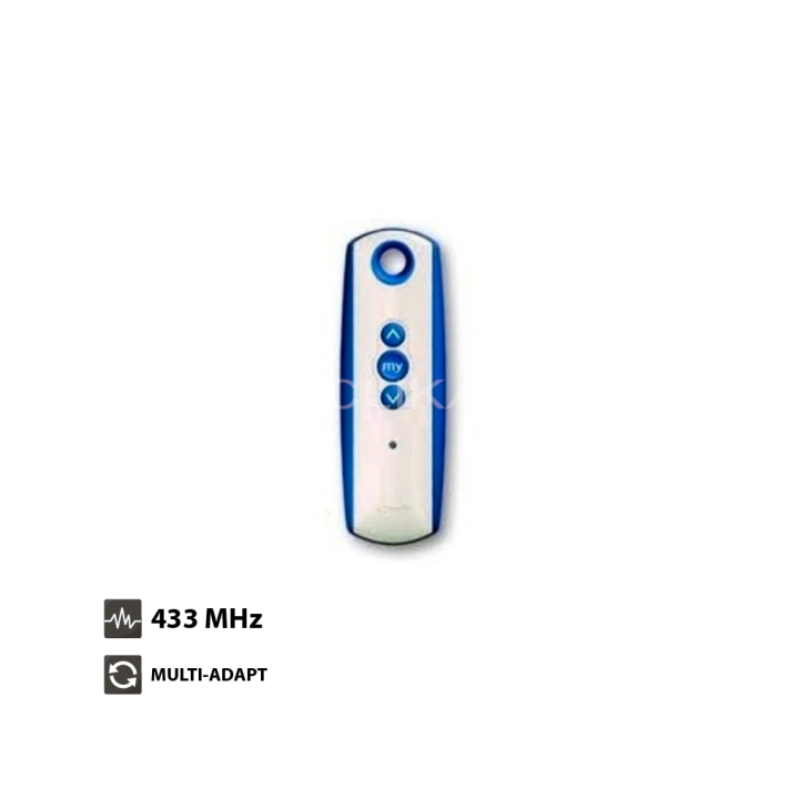 Comando Garagem SOMFY TELIS 1 RTS BLEU