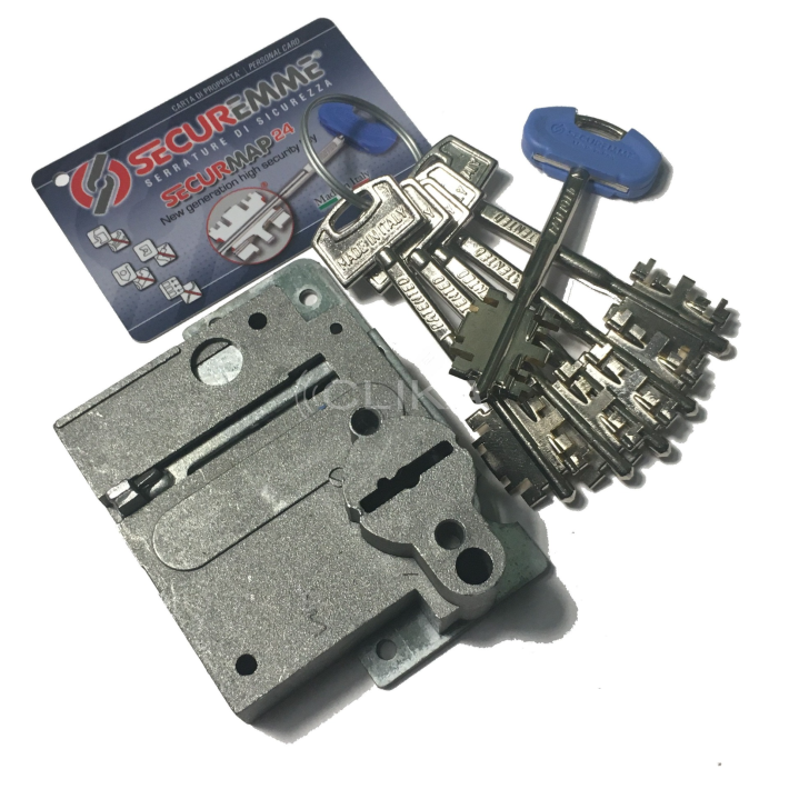 Segredo Securemme para fechadura 2500 de palhetão Anti-gazua Esquerdo