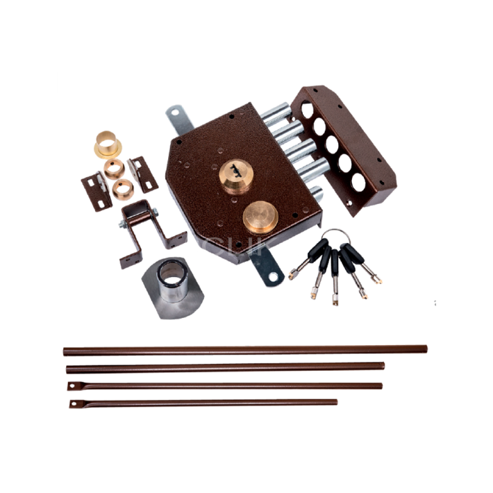 Fechadura de alta segurança com 2 trancas Direita