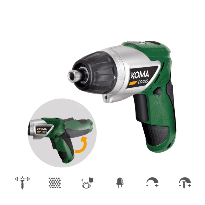 Aparafusador a bateria reversível 3,6V lítio 1300mAh 17,5x14,8cm