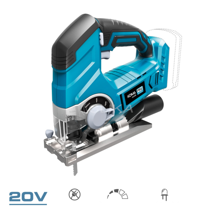 Serra tico-tico 20V (sem bateria e carregador) 23x21,5cm