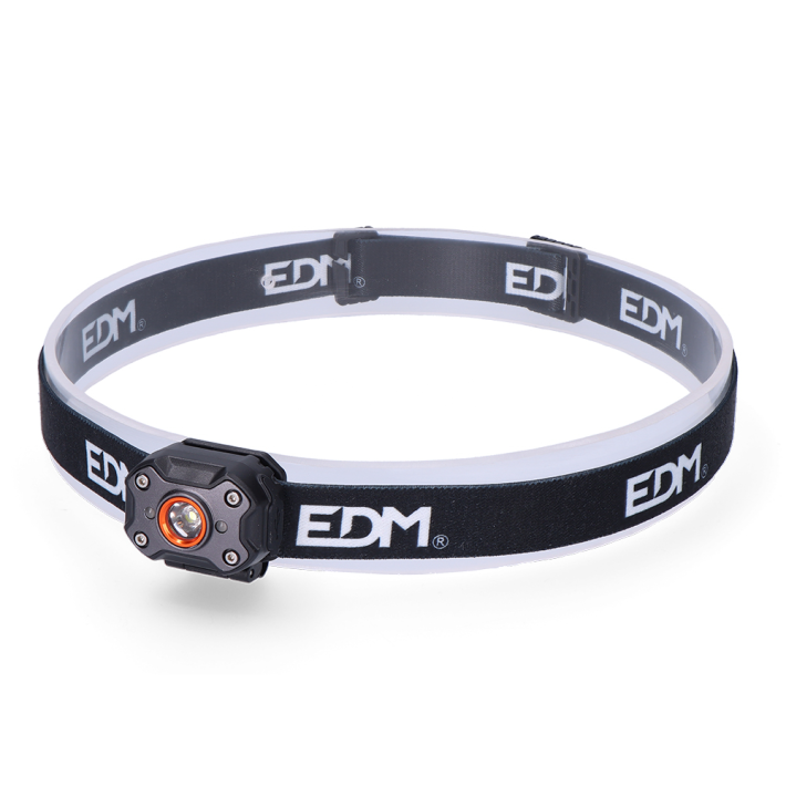 Lanterna de cabeça frontal 1 led 8W 400lm