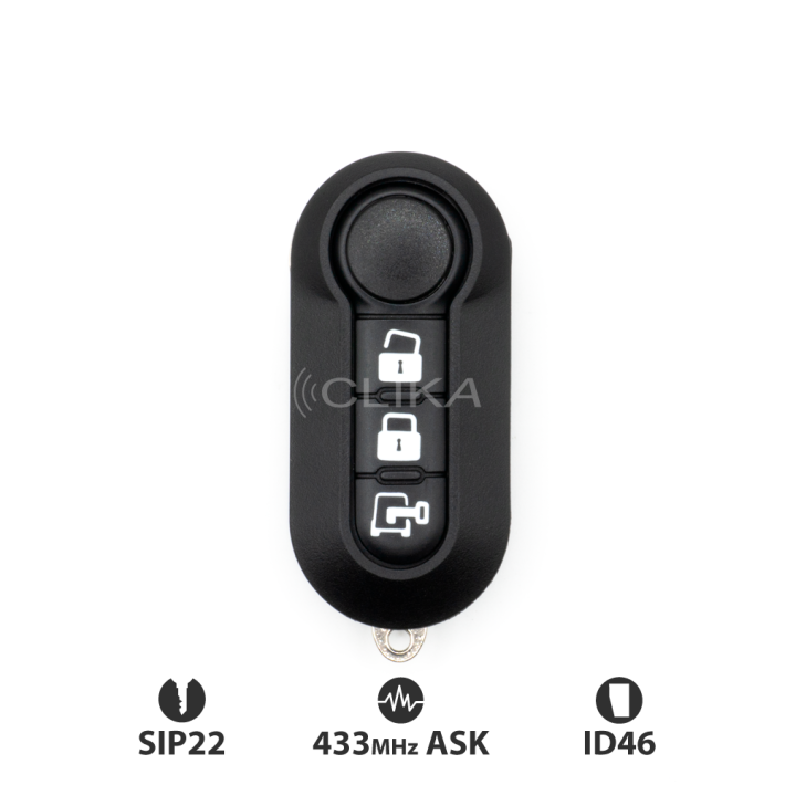 Comando FIAT ALFA ROMEO CITROËN IVECO LANCIA redondo M.Marelli - 3 botões 