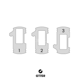 Lâminas para canhão – GT15R – Portas