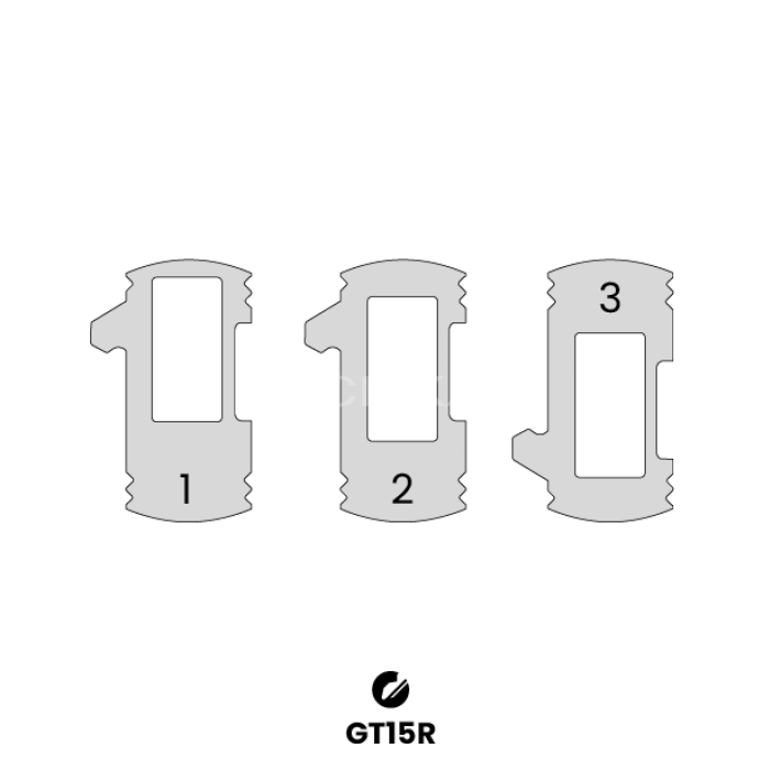 Lâminas para canhão – GT15R – Portas