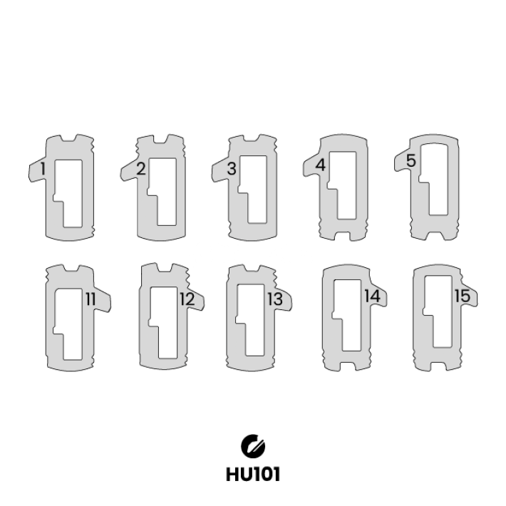 Lâminas para canhão – HU101