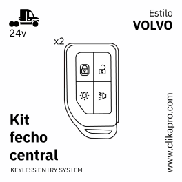 Kit Fecho central – Tipo Camião VOLVO  - 24V
