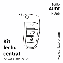 Kit Fecho central – Tipo AUDI – HU66