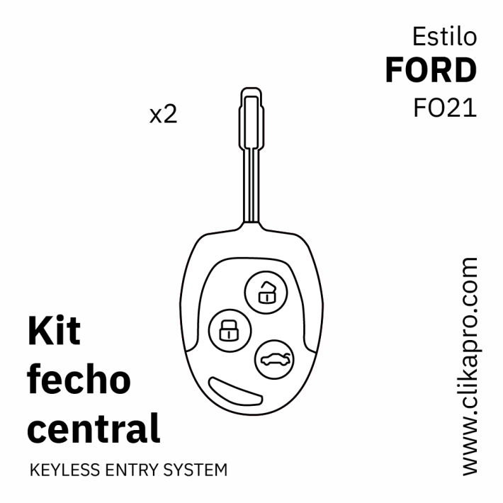 Kit Fecho central – Tipo FORD – FO21