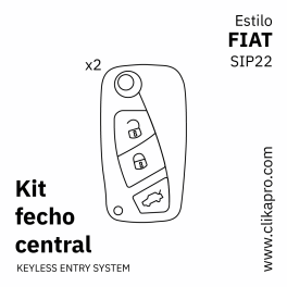 Kit Fecho central – Tipo FIAT – SIP22