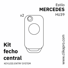 Kit Fecho central – Tipo MERCEDES – HU39