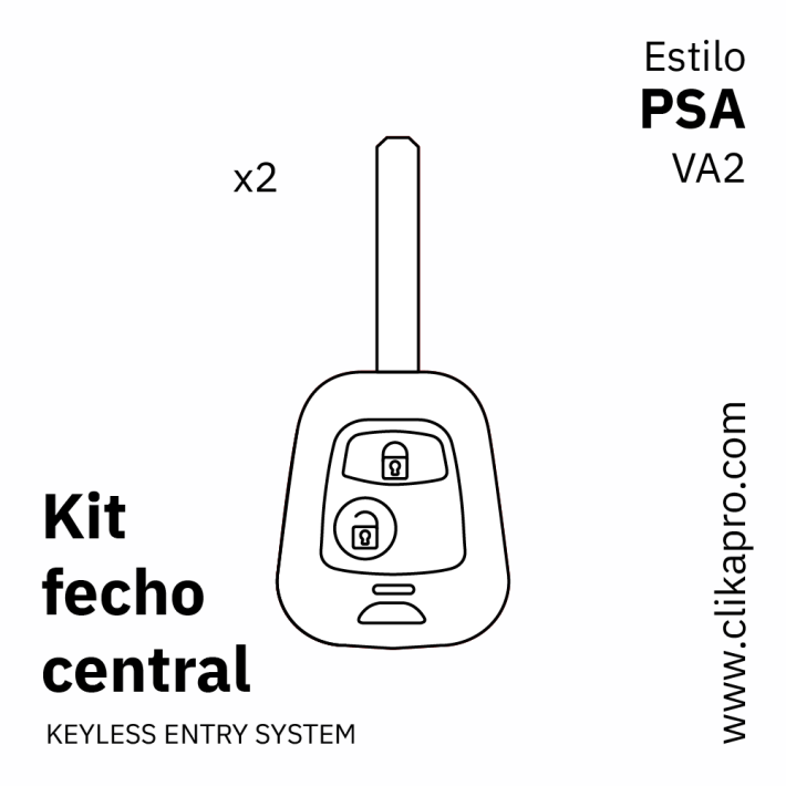 Kit Fecho central – Tipo PSA – VA2