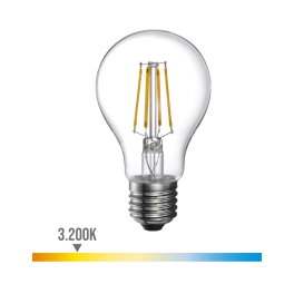 Lâmpada standard com filamento de LED E27 4W 500LM