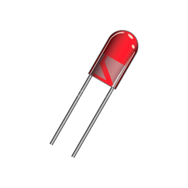 Díodo LED Cor Vermelho 5mm (Trabalhos Manuais) 1,9v Díodo LED Cor Vermelho 5mm (Trabalhos Manuais) 1,9v