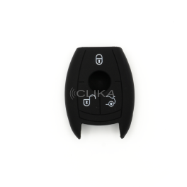 Capa Silicone Mercedes / Smart – 3 Botões