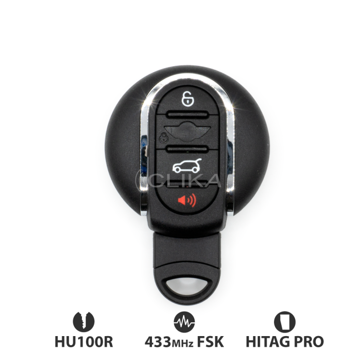 Comando MINI (Keyless/Mãos Livres) – 4 botões 