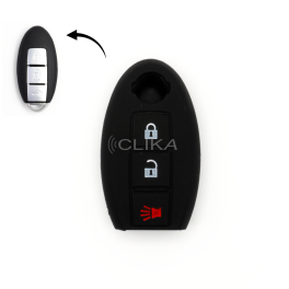 Capa Silicone Nissan – 3 Botões