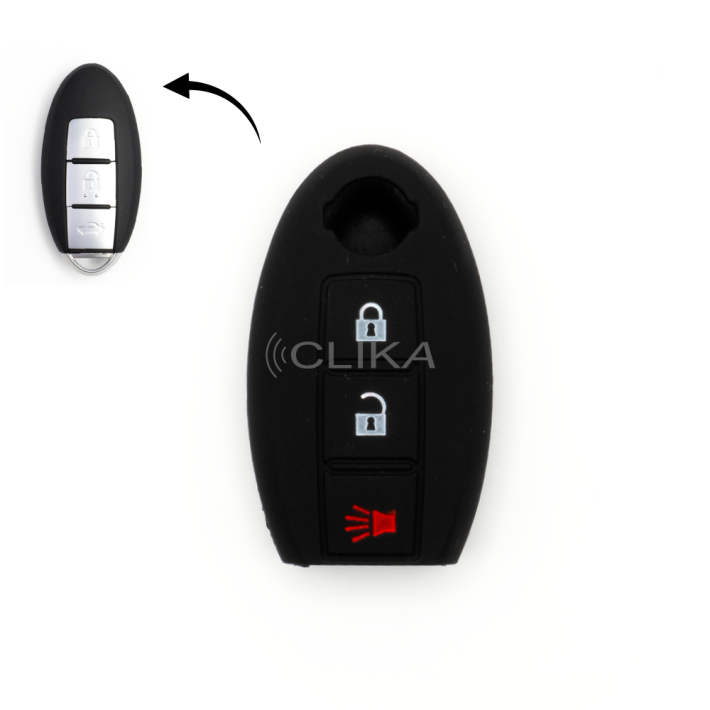Capa Silicone Nissan – 3 Botões