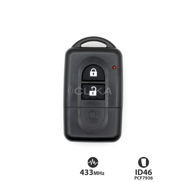 Comando NISSAN (Keyless/Mãos Livres) – 2 botões – ID46 