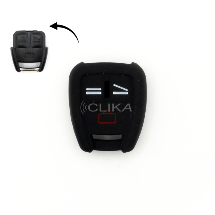 Capa Silicone Opel / Vectra / Astra – 3 Botões