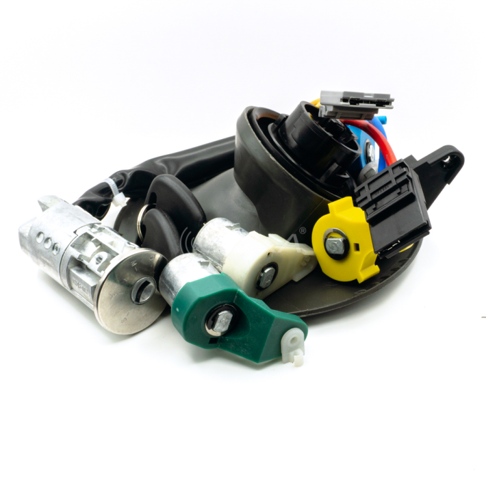 Conjunto completo de fechaduras Renault Kangoo – 4 pinos - MONTADOS 